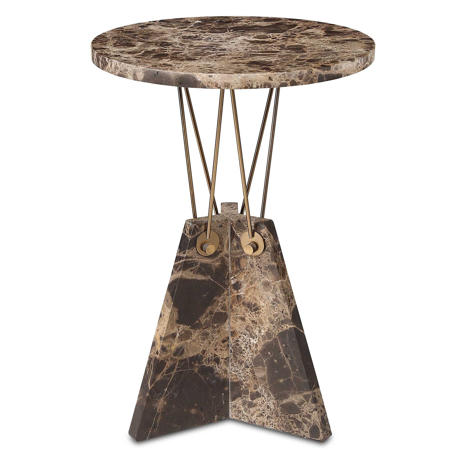 American Home Furniture Uttermost Levitate Marble Accent Table