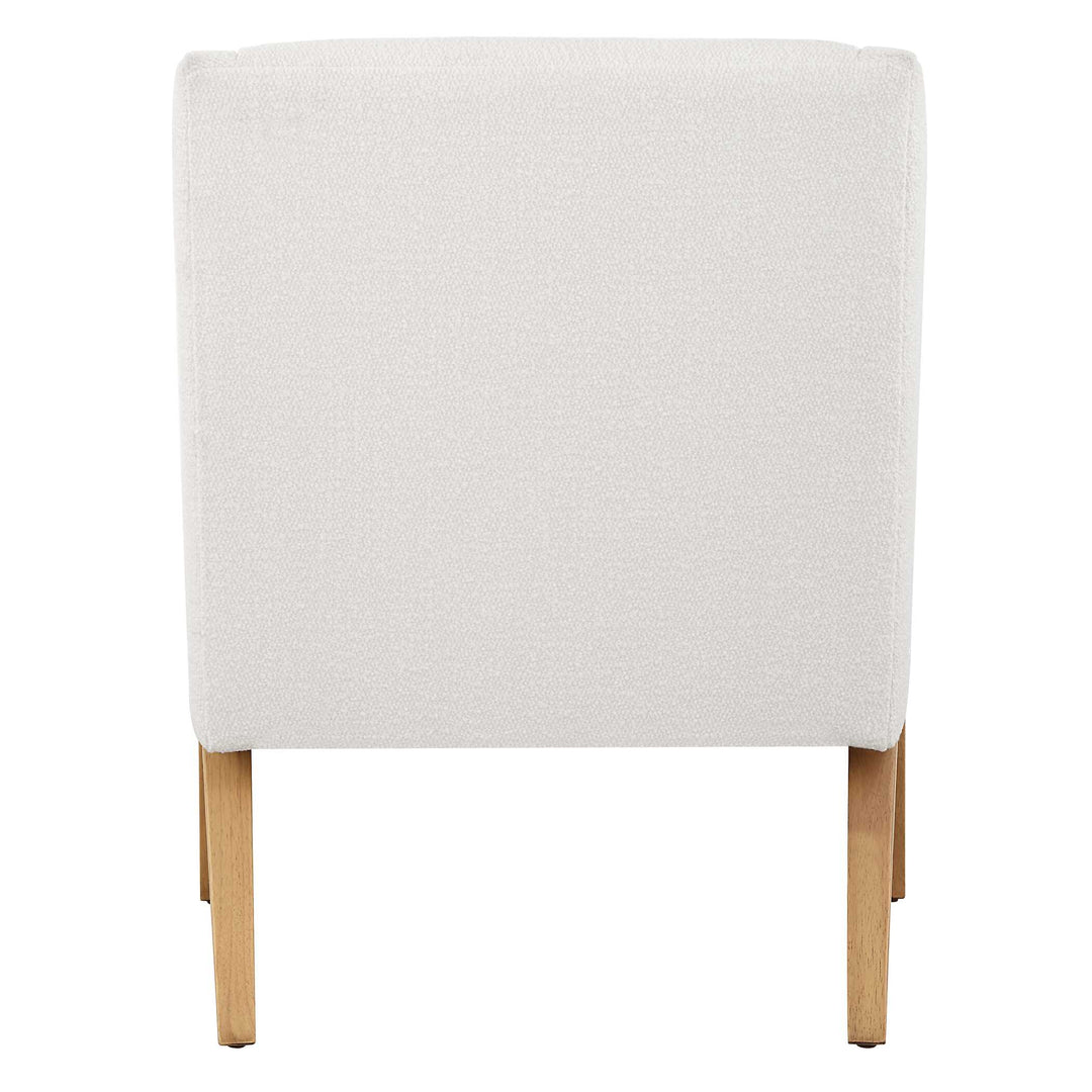 American Home Furniture Uttermost Evolve White Fabric Accent Chair