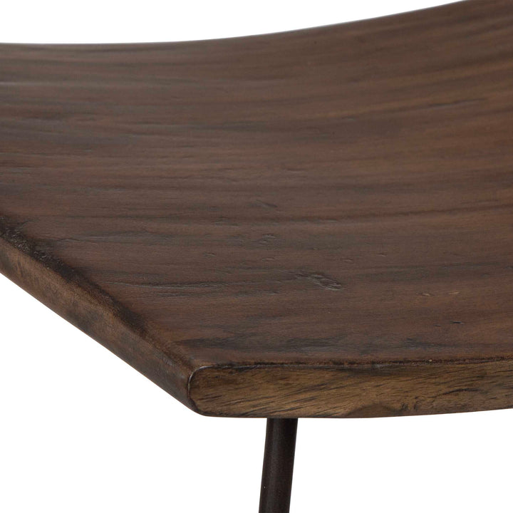 American Home Furniture Uttermost Thura Walnut Counter Stool
