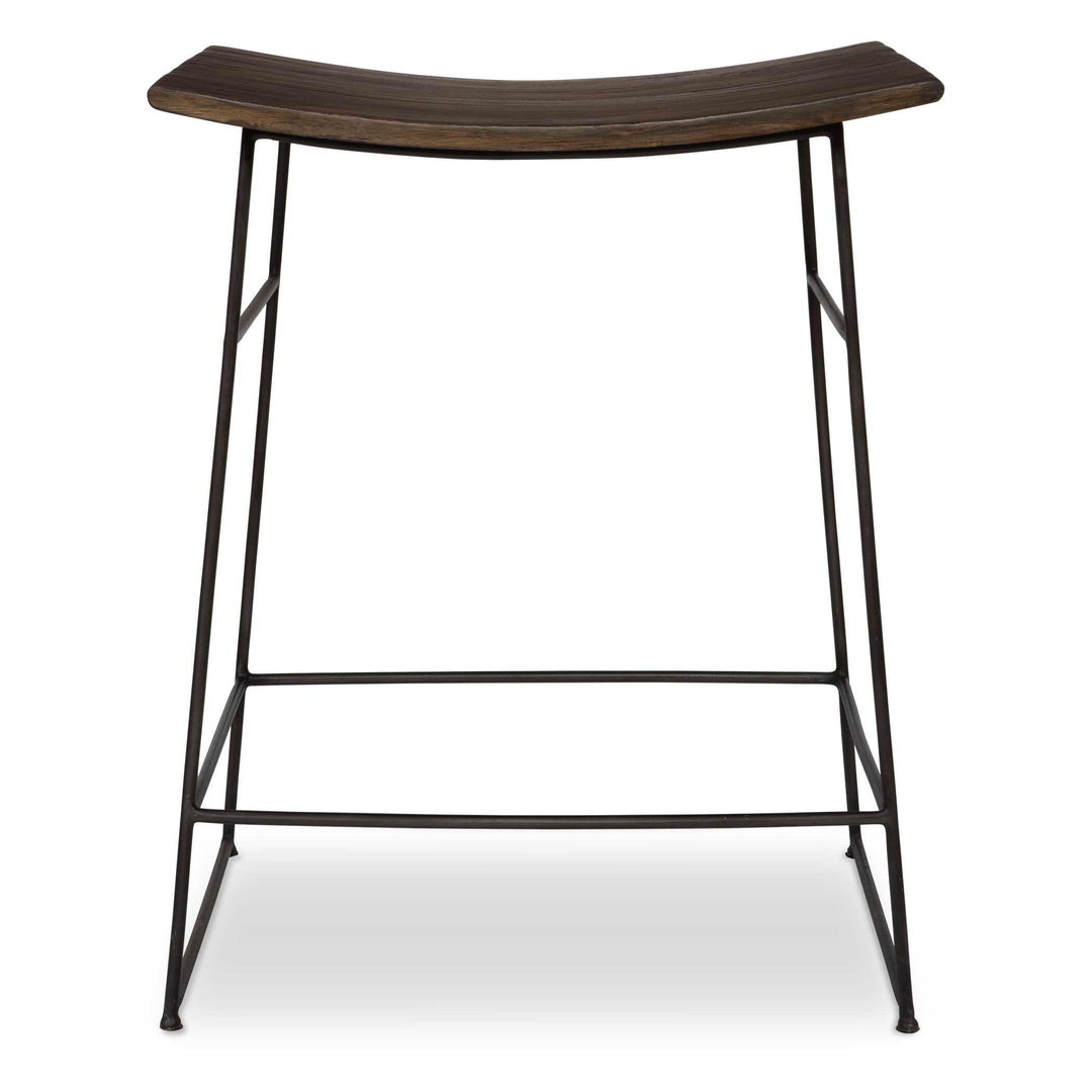 American Home Furniture Uttermost Thura Walnut Counter Stool
