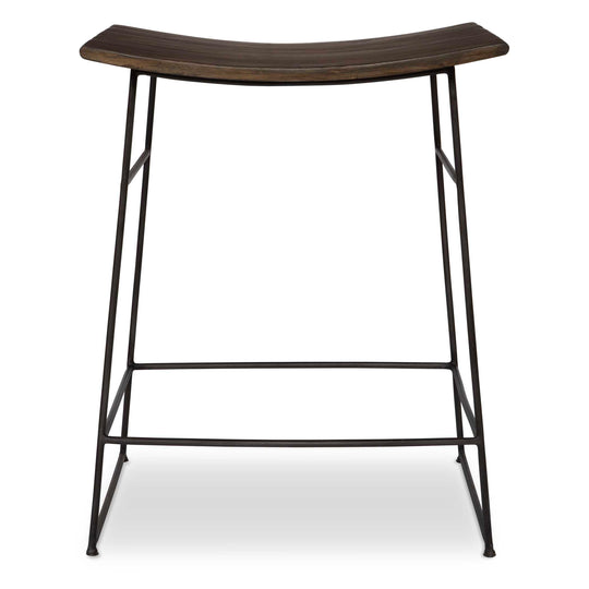 American Home Furniture Uttermost Thura Walnut Counter Stool