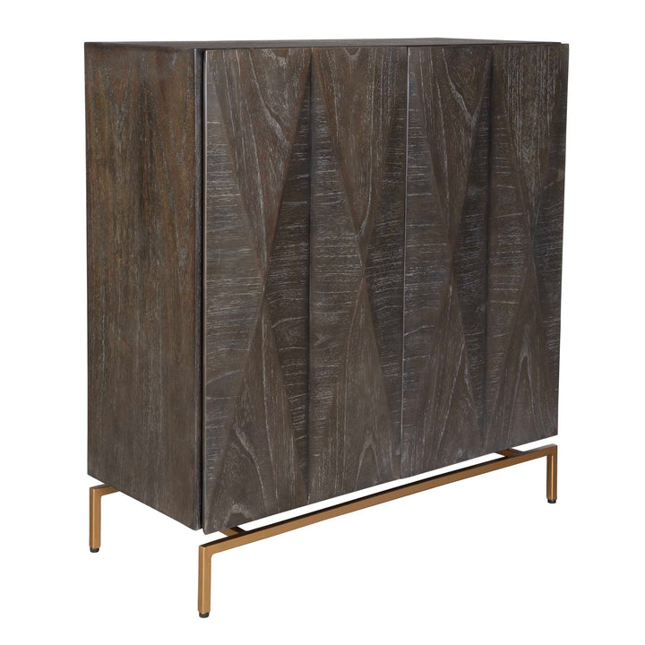 American Home Furniture Uttermost Marico 2 Door Mindi Cabinet