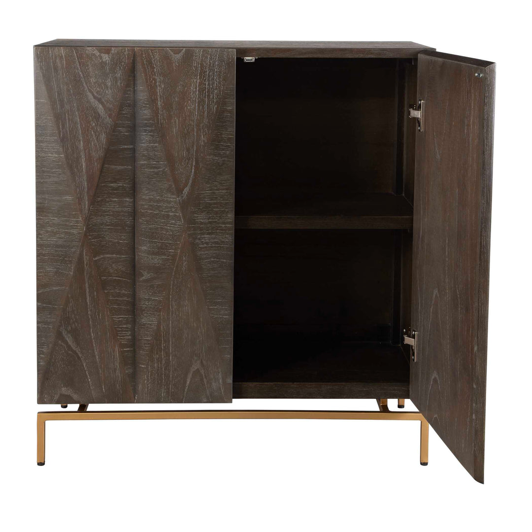 American Home Furniture Uttermost Marico 2 Door Mindi Cabinet