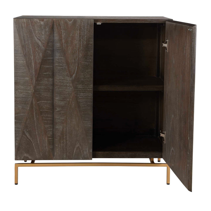 American Home Furniture Uttermost Marico 2 Door Mindi Cabinet