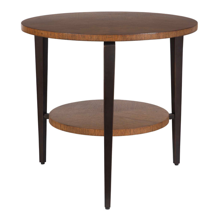 American Home Furniture Uttermost Loddon Oak Side Table