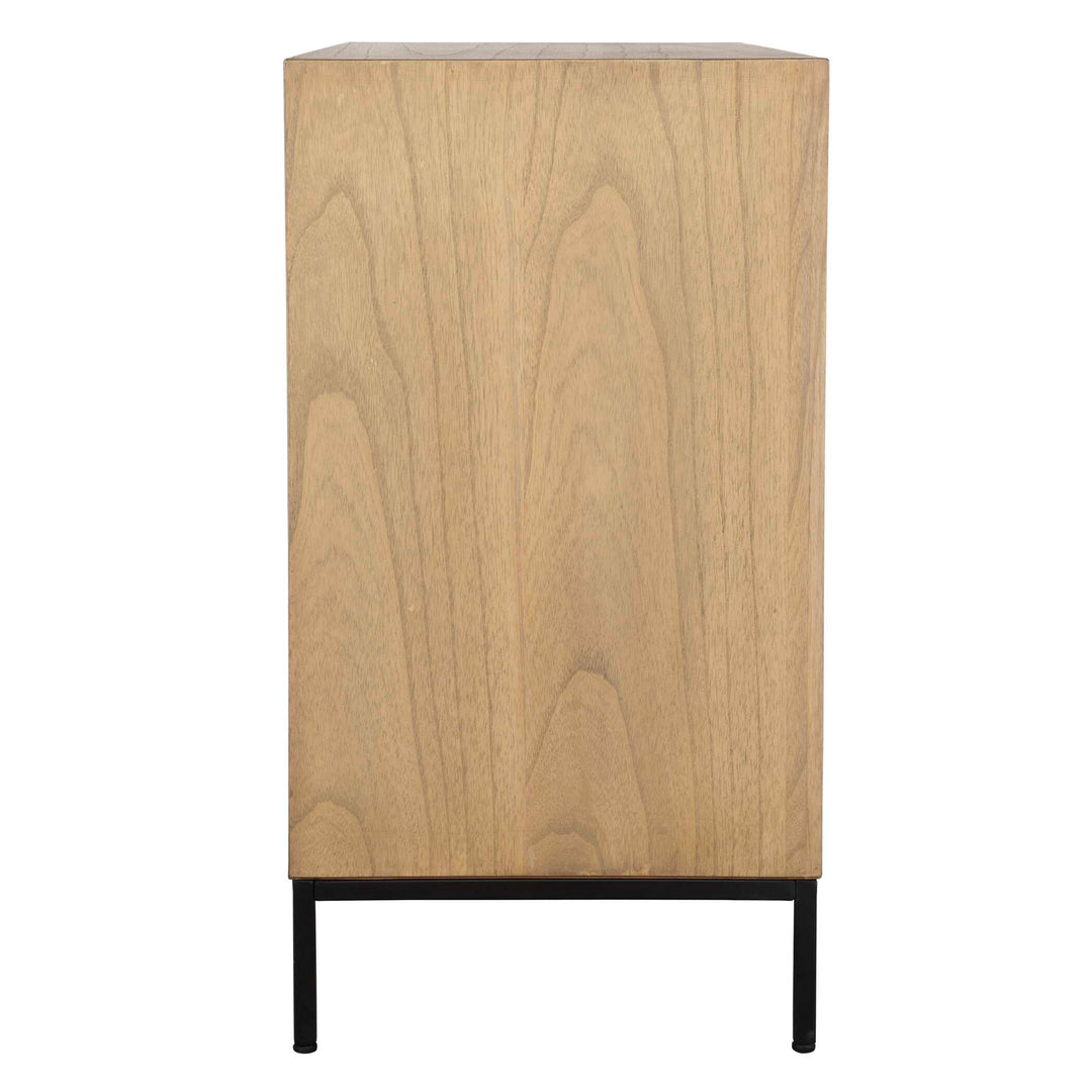 American Home Furniture Uttermost Lorenzo Geometric 2 Door Cabinet