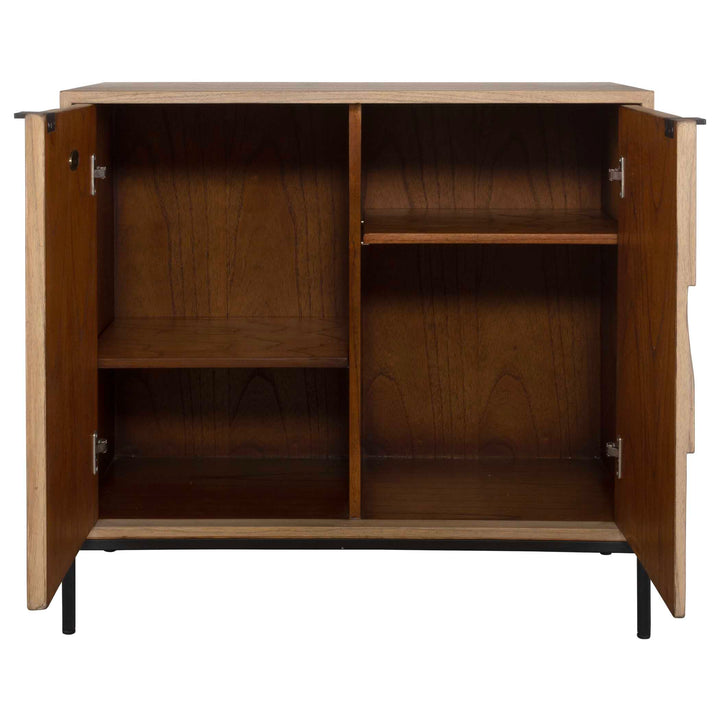 American Home Furniture Uttermost Lorenzo Geometric 2 Door Cabinet