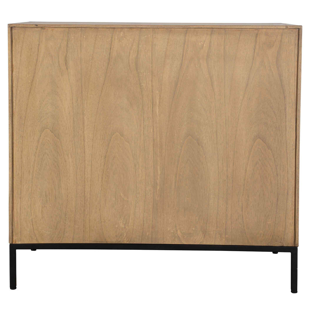 American Home Furniture Uttermost Lorenzo Geometric 2 Door Cabinet