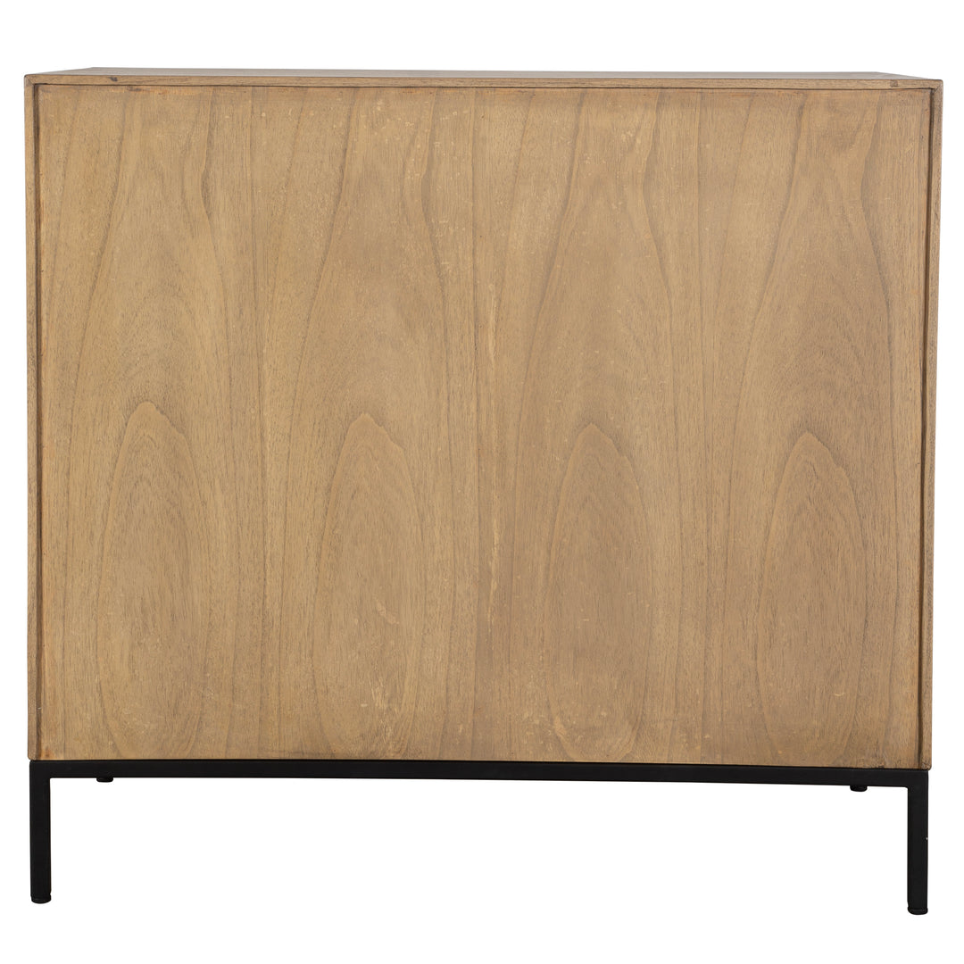 American Home Furniture Uttermost Lorenzo Geometric 2 Door Cabinet