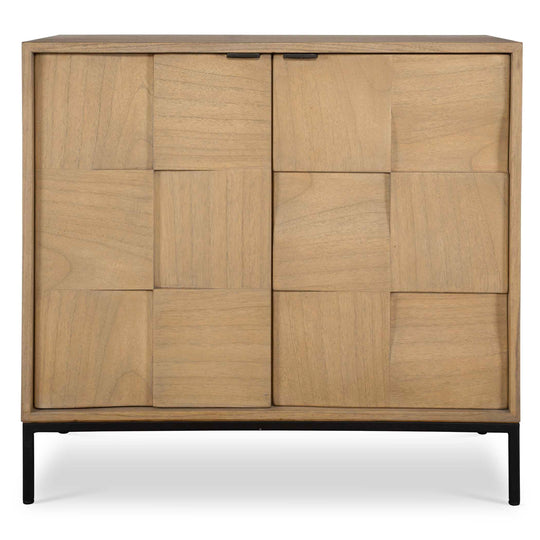 American Home Furniture Uttermost Lorenzo Geometric 2 Door Cabinet