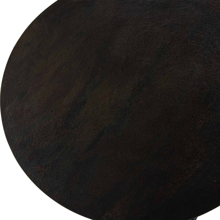 American Home Furniture Uttermost Aperture Brass Accent Table