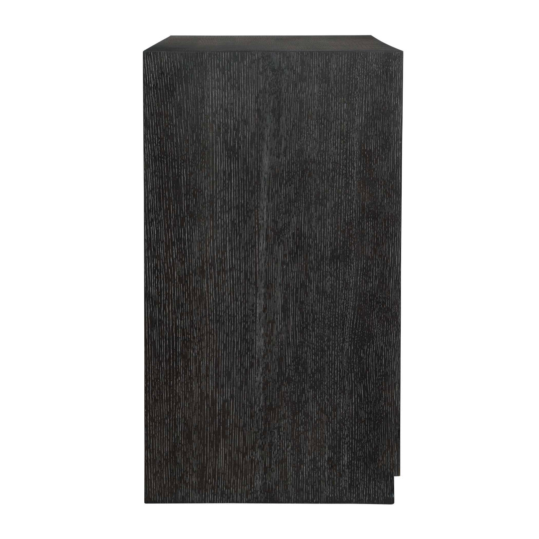 American Home Furniture Uttermost Besos 4 Drawer Walnut Chest
