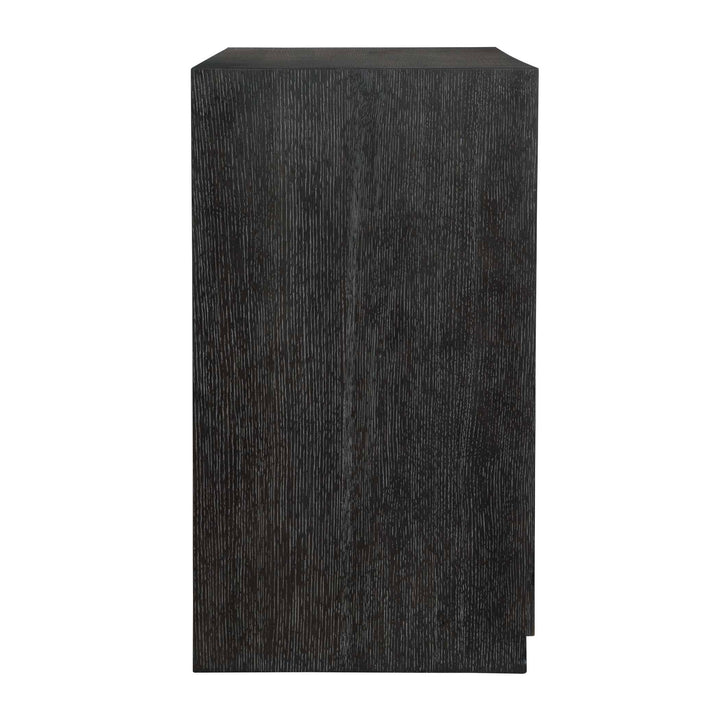 American Home Furniture Uttermost Besos 4 Drawer Walnut Chest
