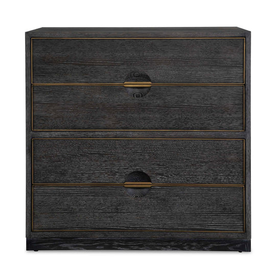 American Home Furniture Uttermost Besos 4 Drawer Walnut Chest
