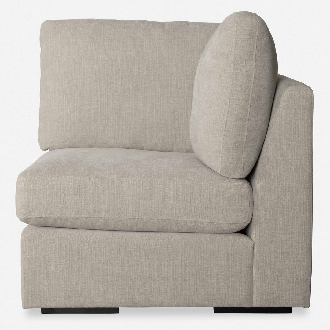 American Home Furniture Uttermost Refuge Sand Corner, Sofa