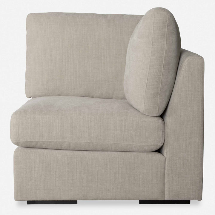 American Home Furniture Uttermost Refuge Sand Corner, Sofa