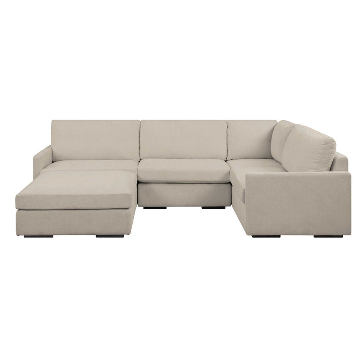 American Home Furniture Uttermost Refuge Sand Left Arm Facing Sofa