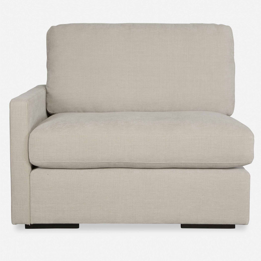 American Home Furniture Uttermost Refuge Sand Left Arm Facing Sofa