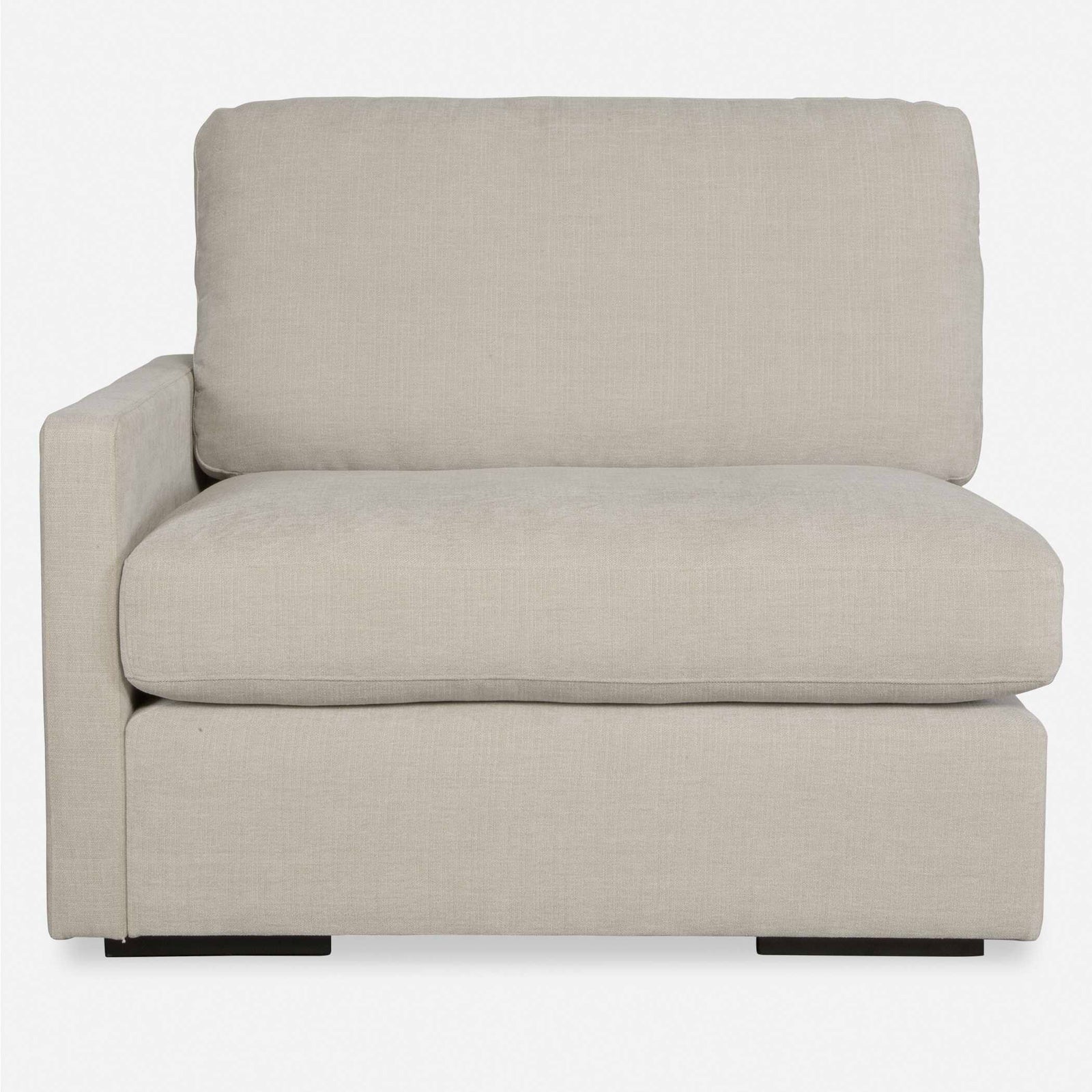 American Home Furniture Uttermost Refuge Sand Left Arm Facing Sofa