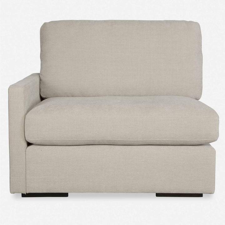 American Home Furniture Uttermost Refuge Sand Left Arm Facing Sofa