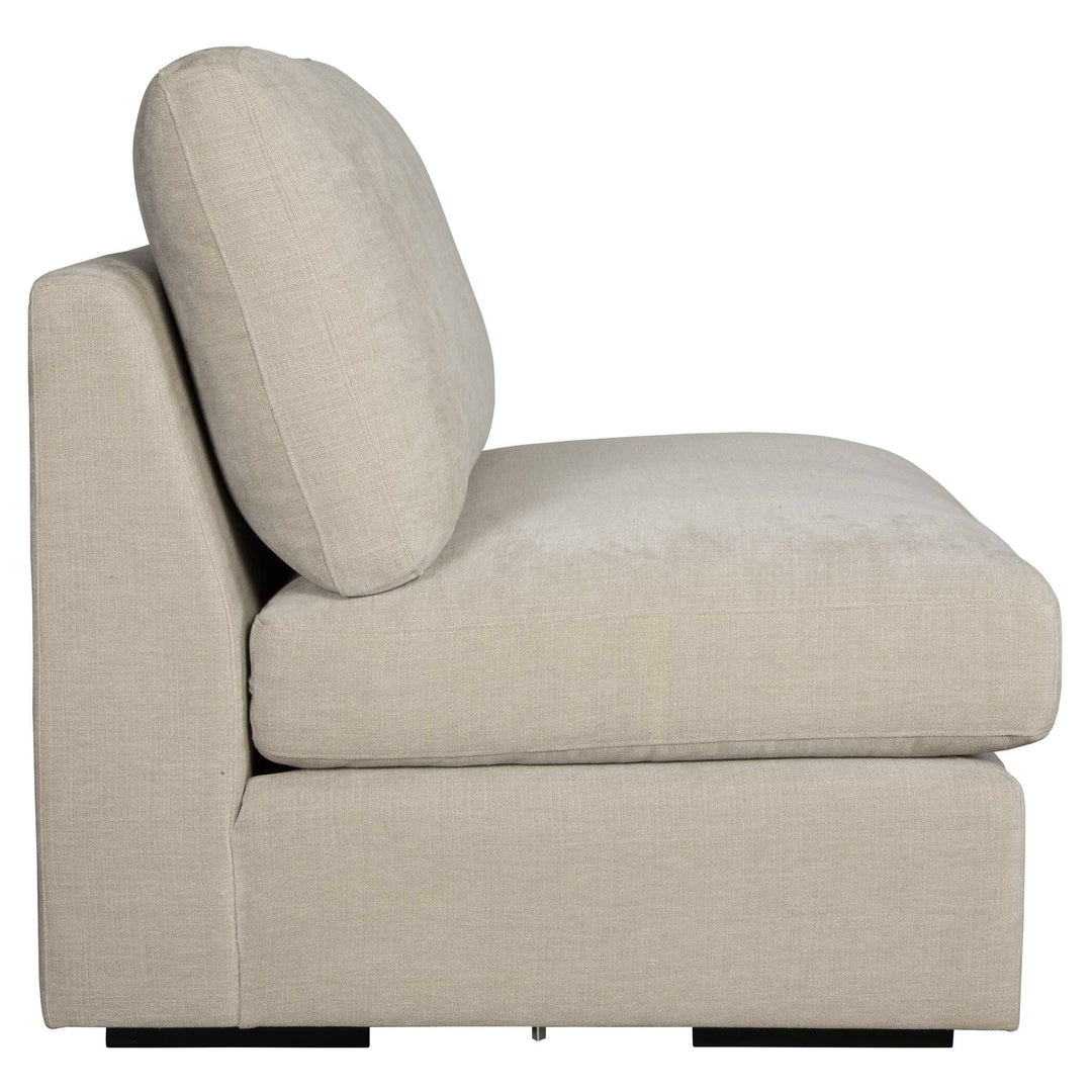 American Home Furniture Uttermost Refuge Armless Sand Sofa