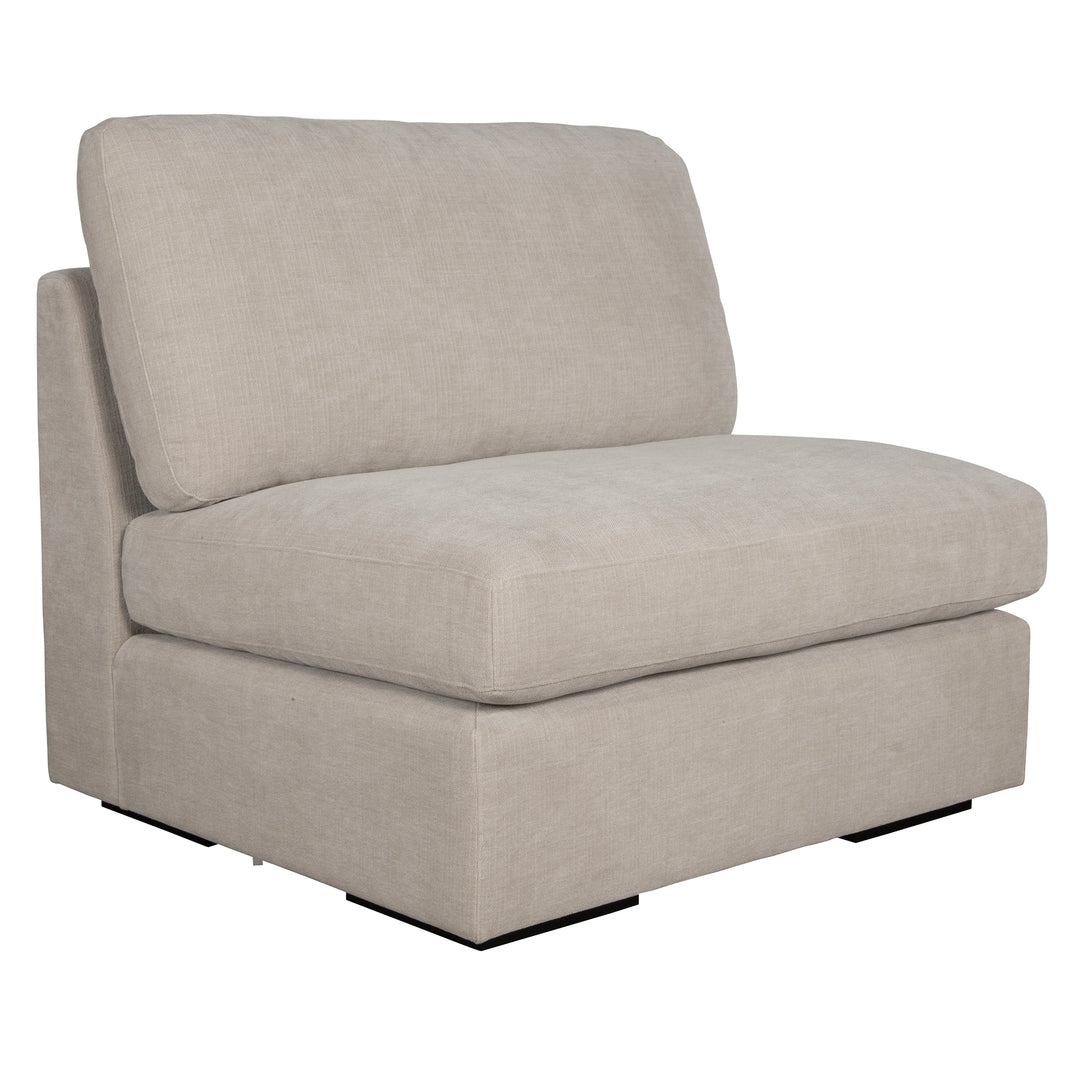 American Home Furniture | Uttermost - Refuge Armless Sand Sofa 