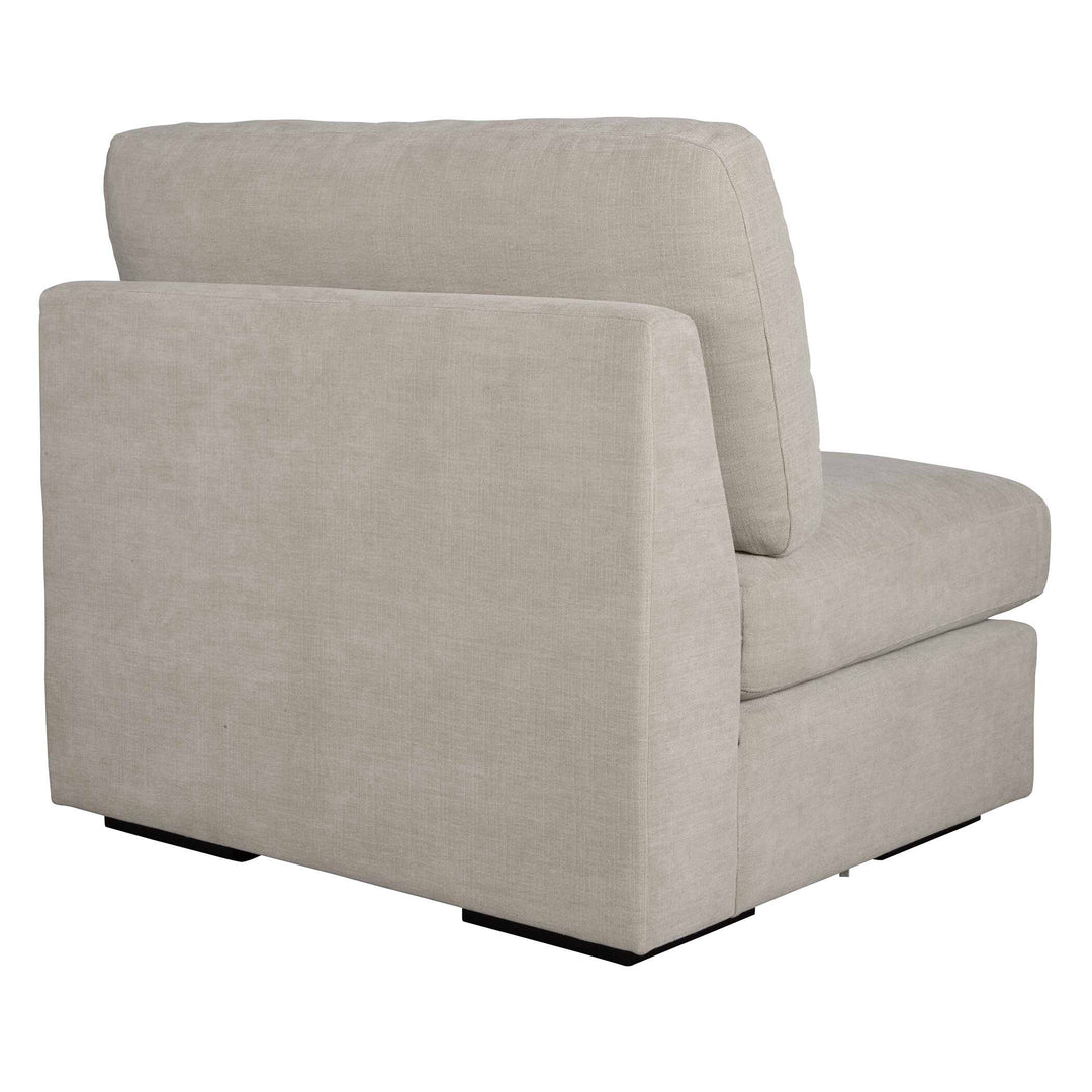 American Home Furniture Uttermost Refuge Armless Sand Sofa