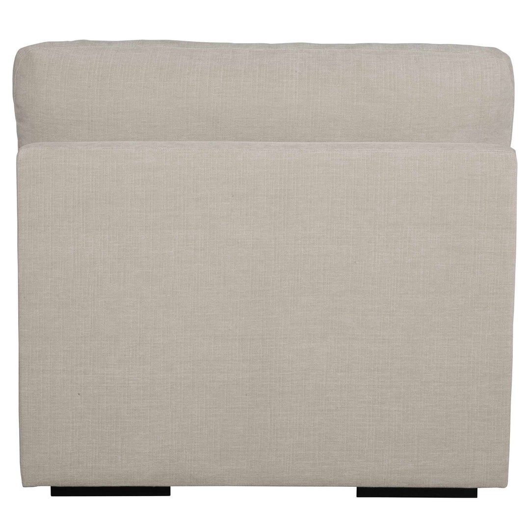 American Home Furniture Uttermost Refuge Armless Sand Sofa