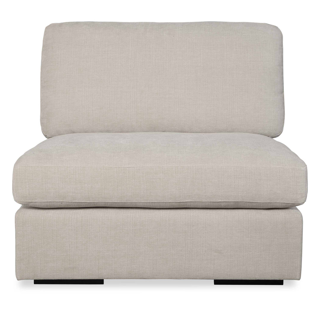 American Home Furniture Uttermost Refuge Armless Sand Sofa