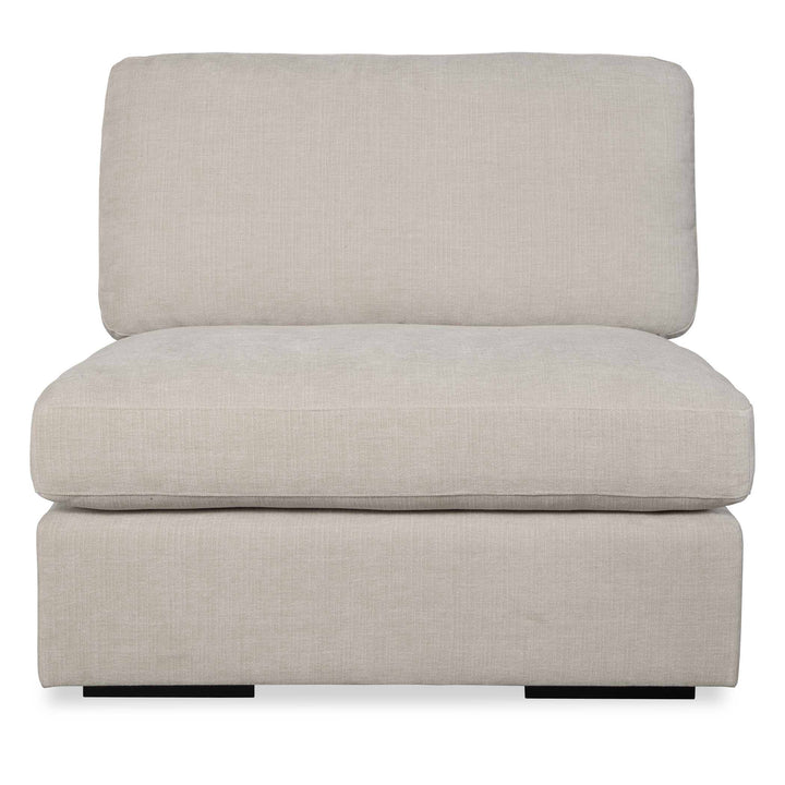 American Home Furniture Uttermost Refuge Armless Sand Sofa