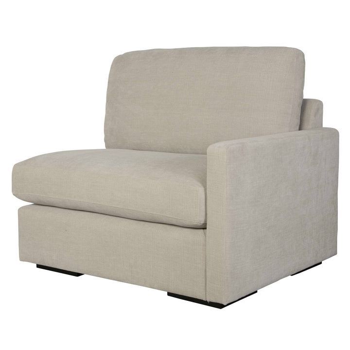 American Home Furniture Uttermost Refuge Sand Right Arm Facing Sofa