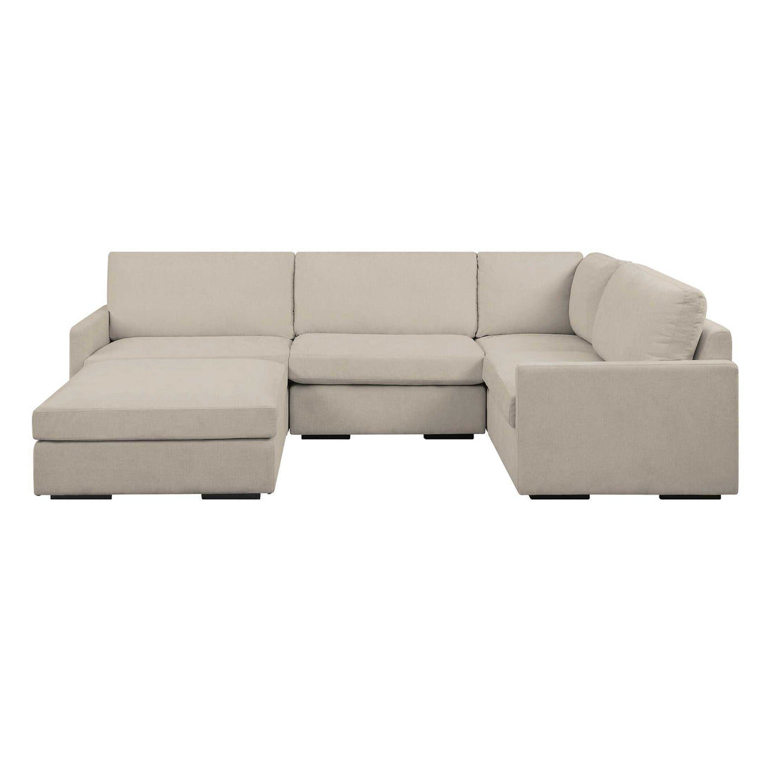 American Home Furniture Uttermost Refuge Sand Right Arm Facing Sofa