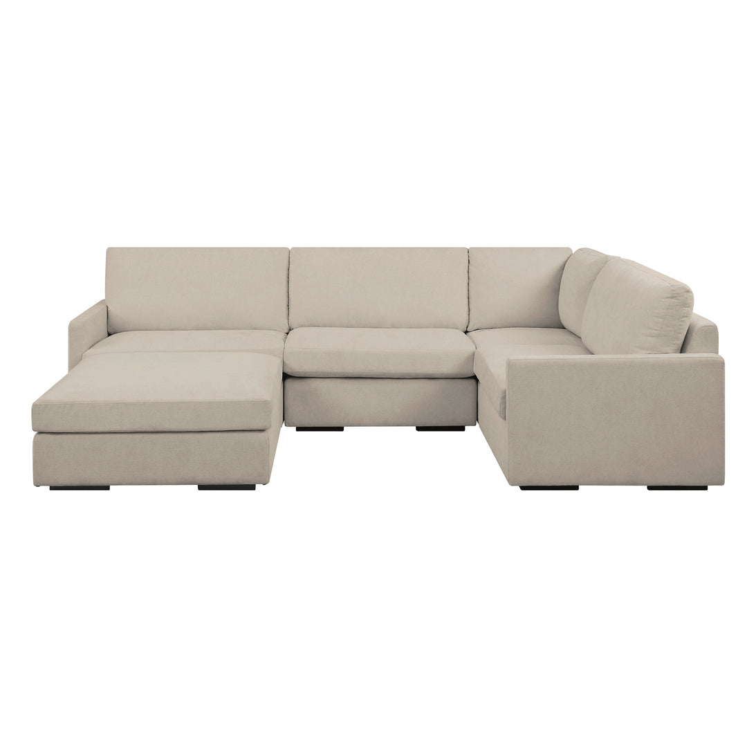 American Home Furniture | Uttermost - Refuge Sand Right Arm Facing Sofa