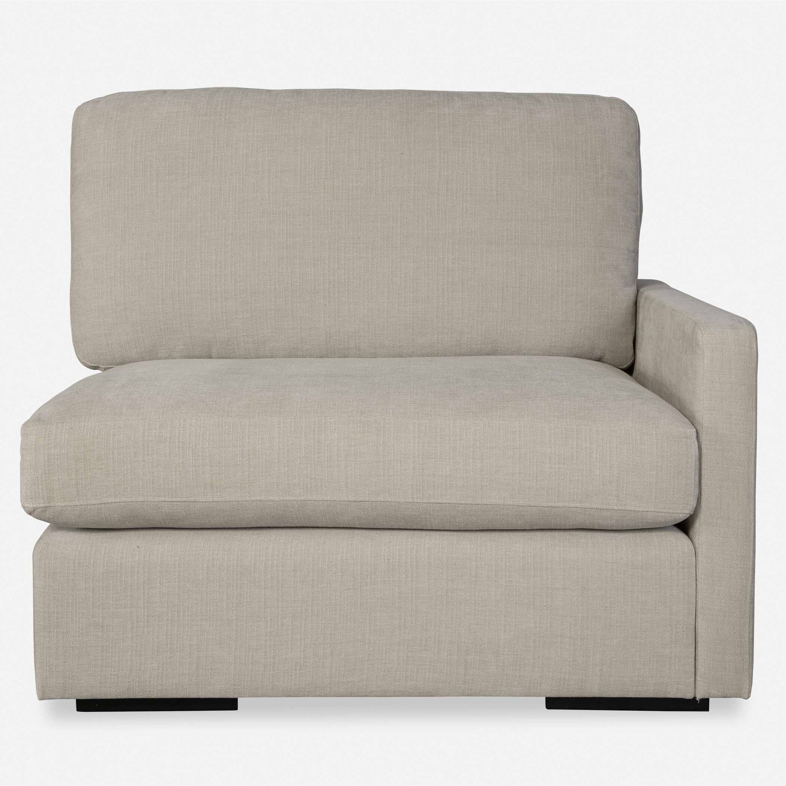 American Home Furniture Uttermost Refuge Sand Right Arm Facing Sofa