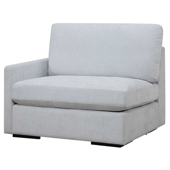 American Home Furniture Uttermost Refuge Cloud Blue Left Arm Facing Sofa