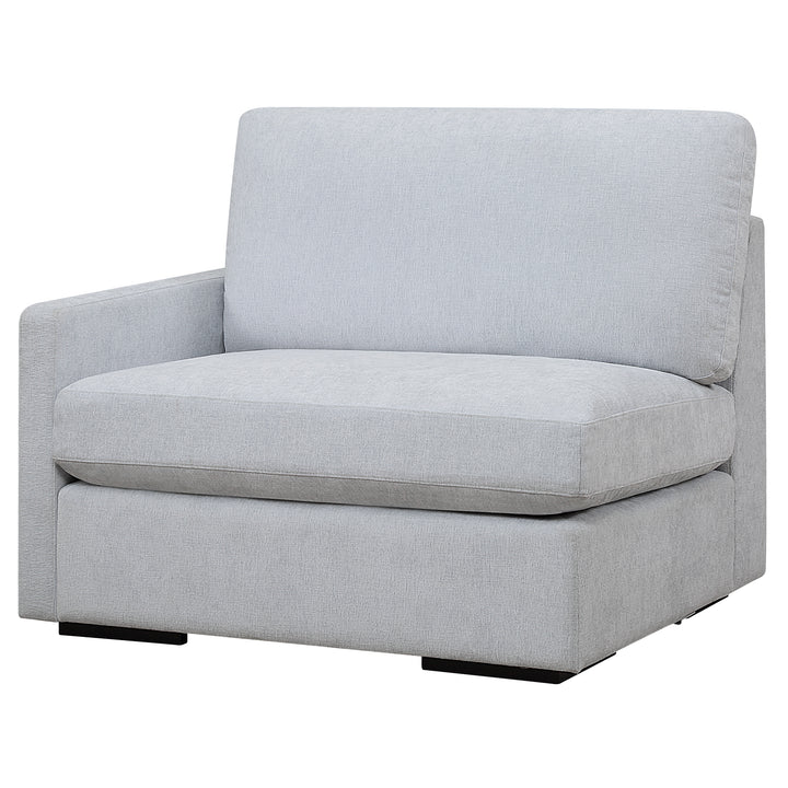 American Home Furniture | Uttermost - Refuge Cloud Blue Left Arm Facing Sofa