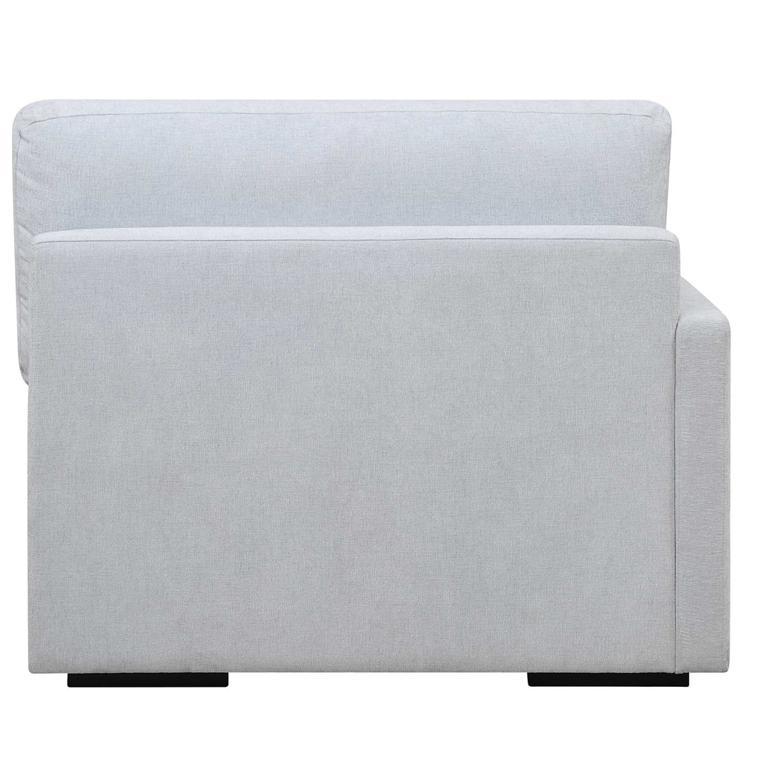 American Home Furniture Uttermost Refuge Cloud Blue Left Arm Facing Sofa