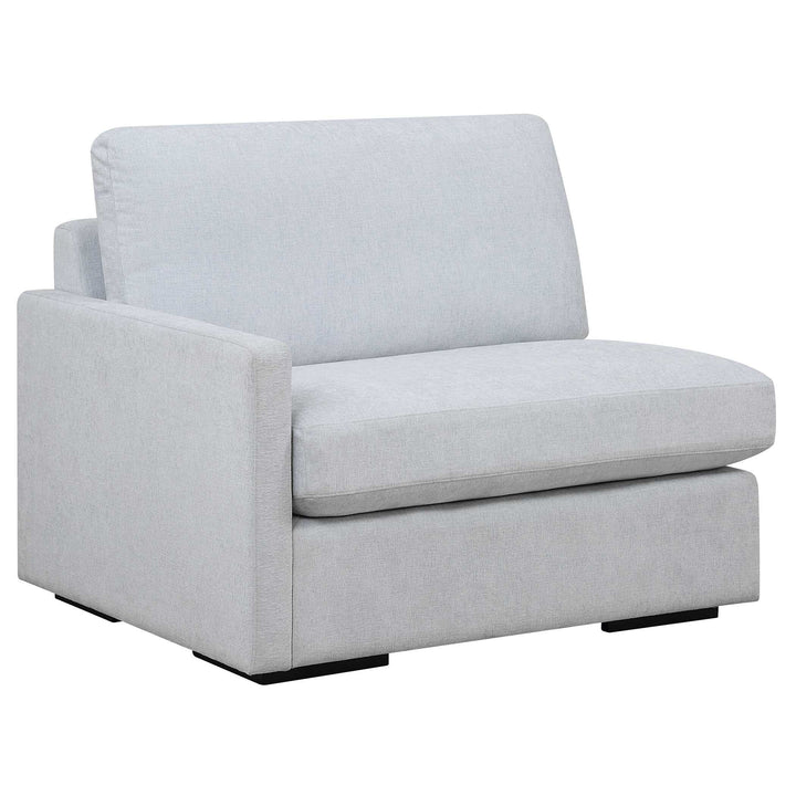 American Home Furniture Uttermost Refuge Cloud Blue Left Arm Facing Sofa
