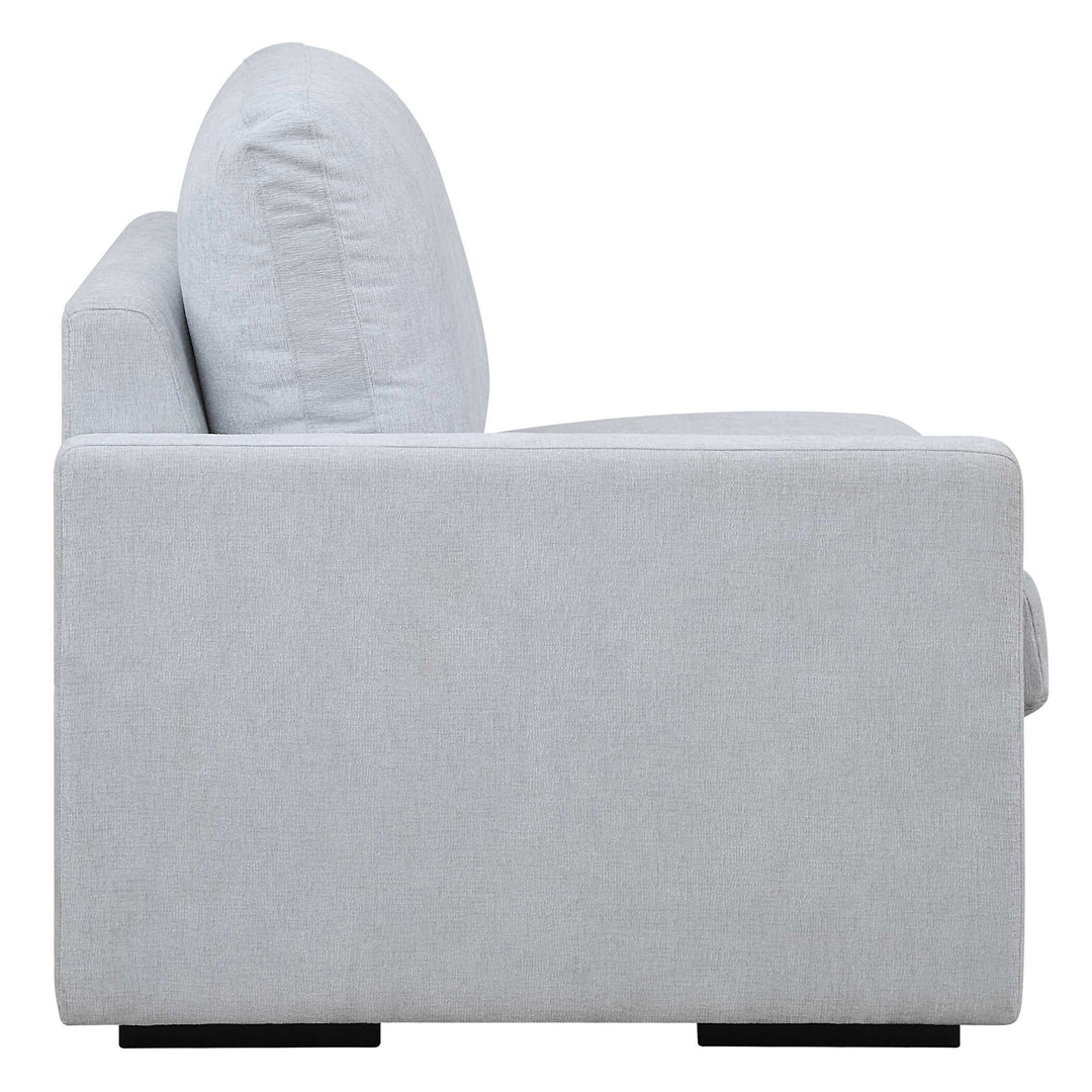 American Home Furniture Uttermost Refuge Cloud Blue Left Arm Facing Sofa