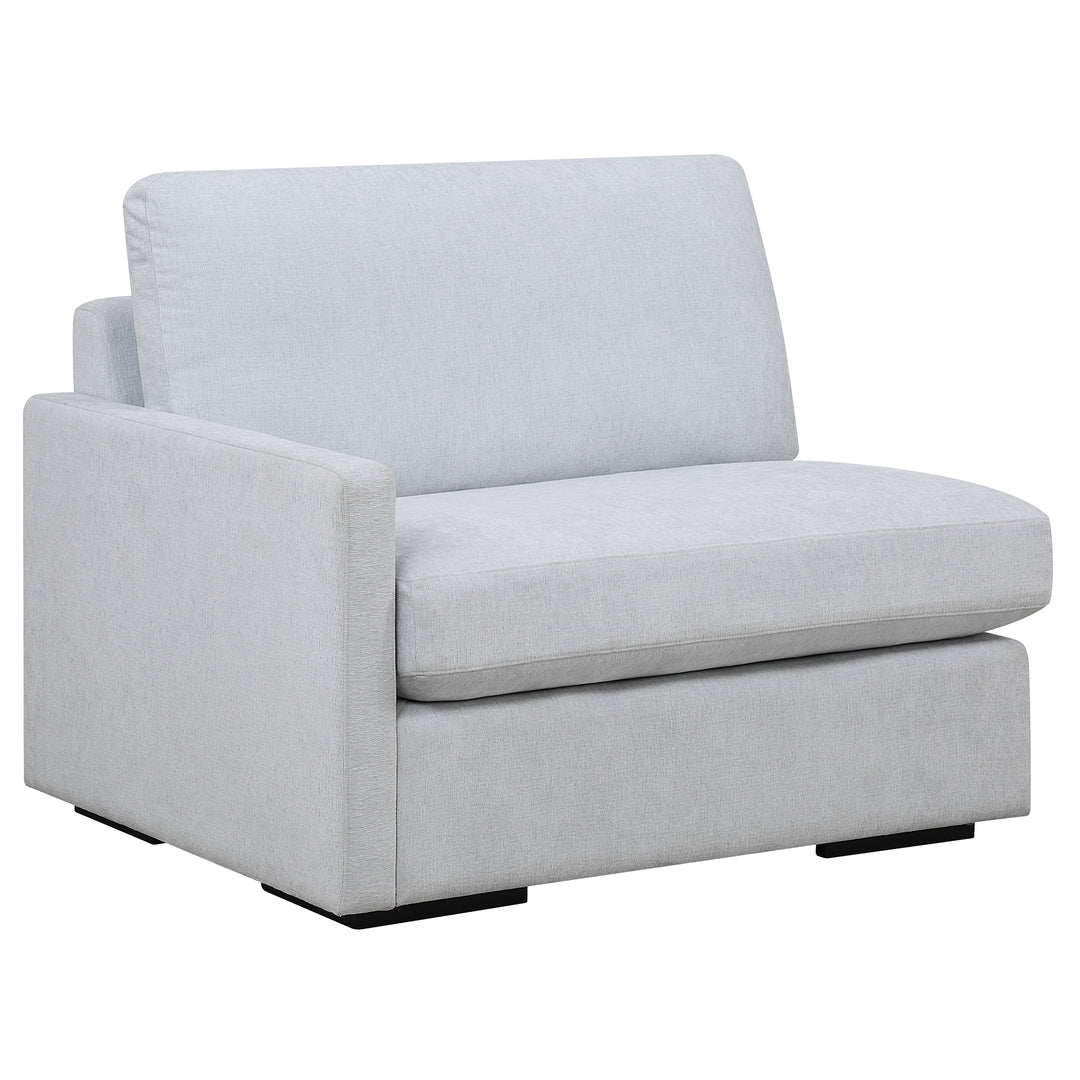 American Home Furniture | Uttermost - Refuge Cloud Blue Left Arm Facing Sofa