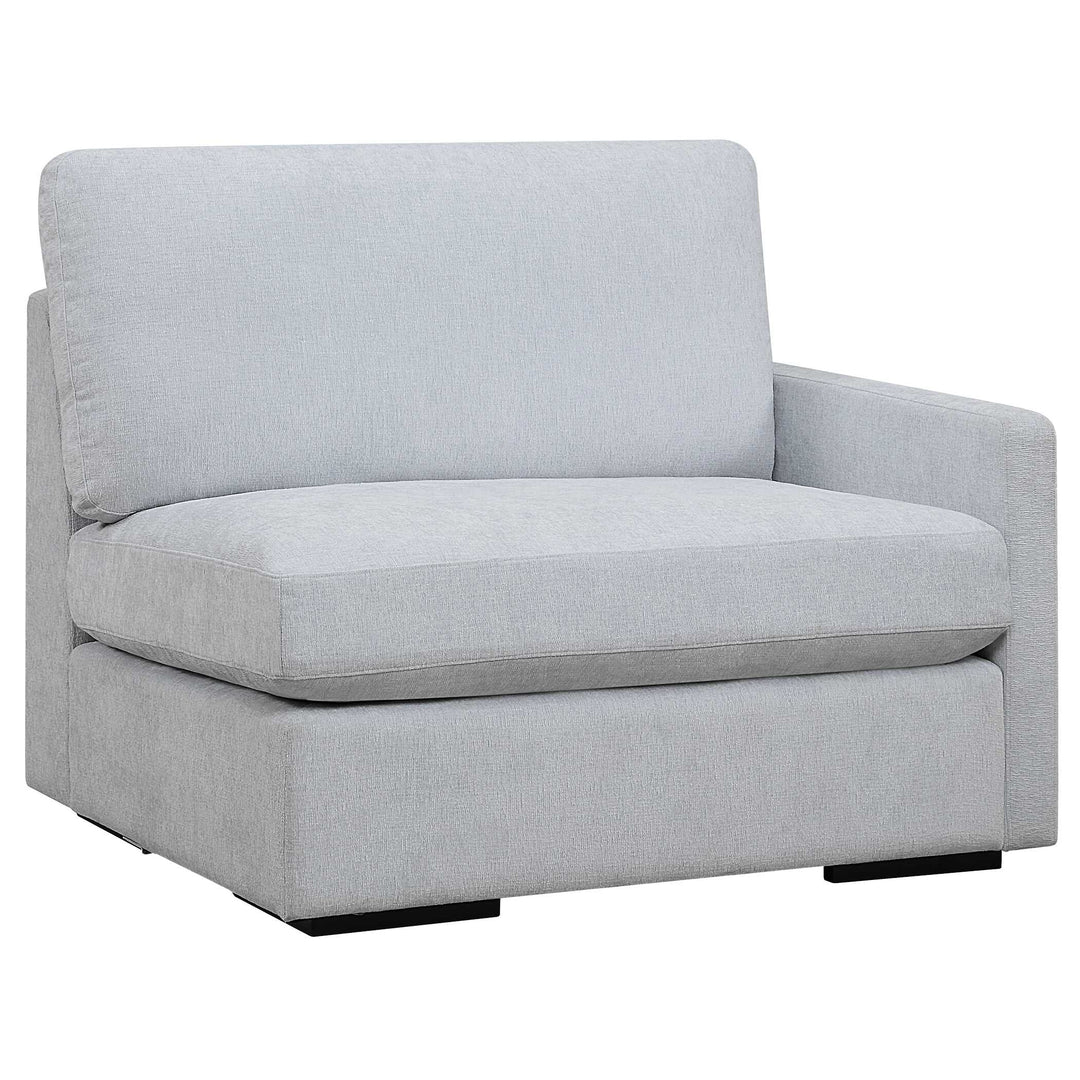 American Home Furniture Uttermost Refuge Cloud Blue Right Arm Facing Sofa