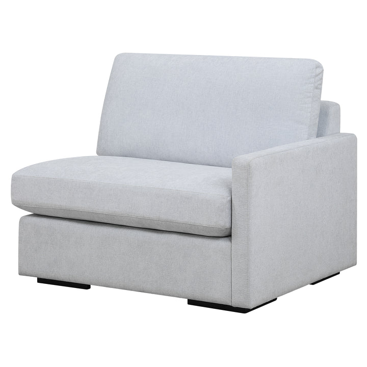 American Home Furniture | Uttermost - Refuge Cloud Blue Right Arm Facing Sofa