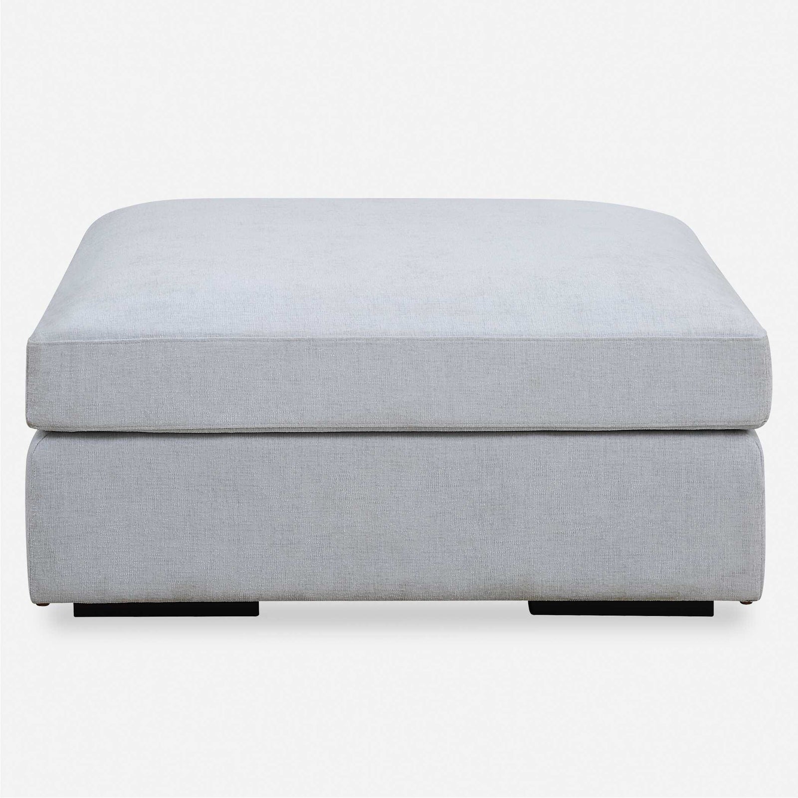 American Home Furniture Uttermost Refuge Cloud Blue Sofa Ottoman