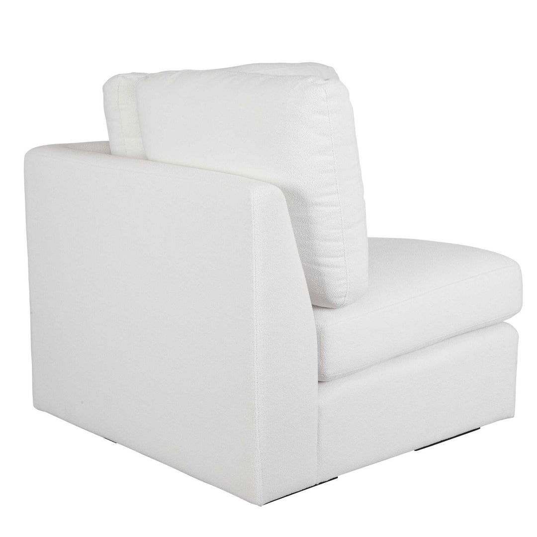 American Home Furniture Uttermost Refuge Arctic White Corner Sofa