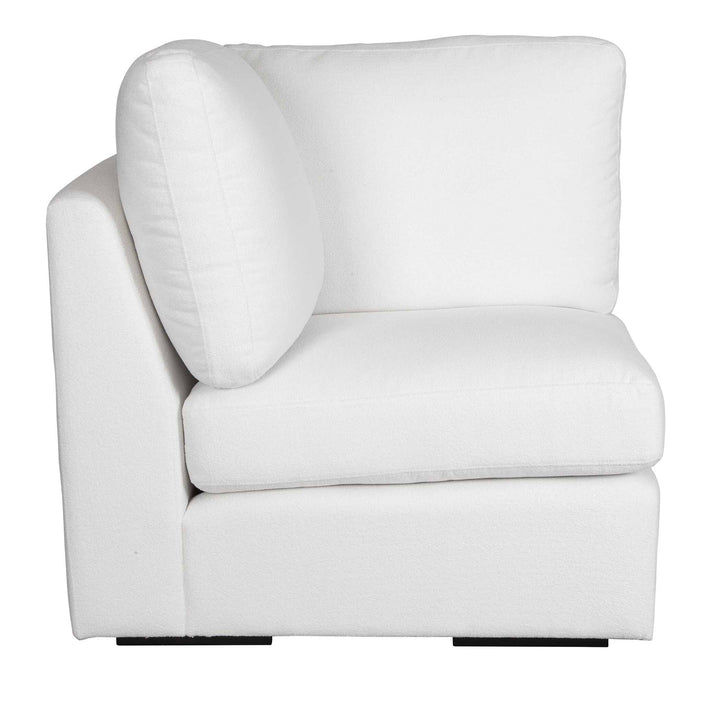 American Home Furniture Uttermost Refuge Arctic White Corner Sofa