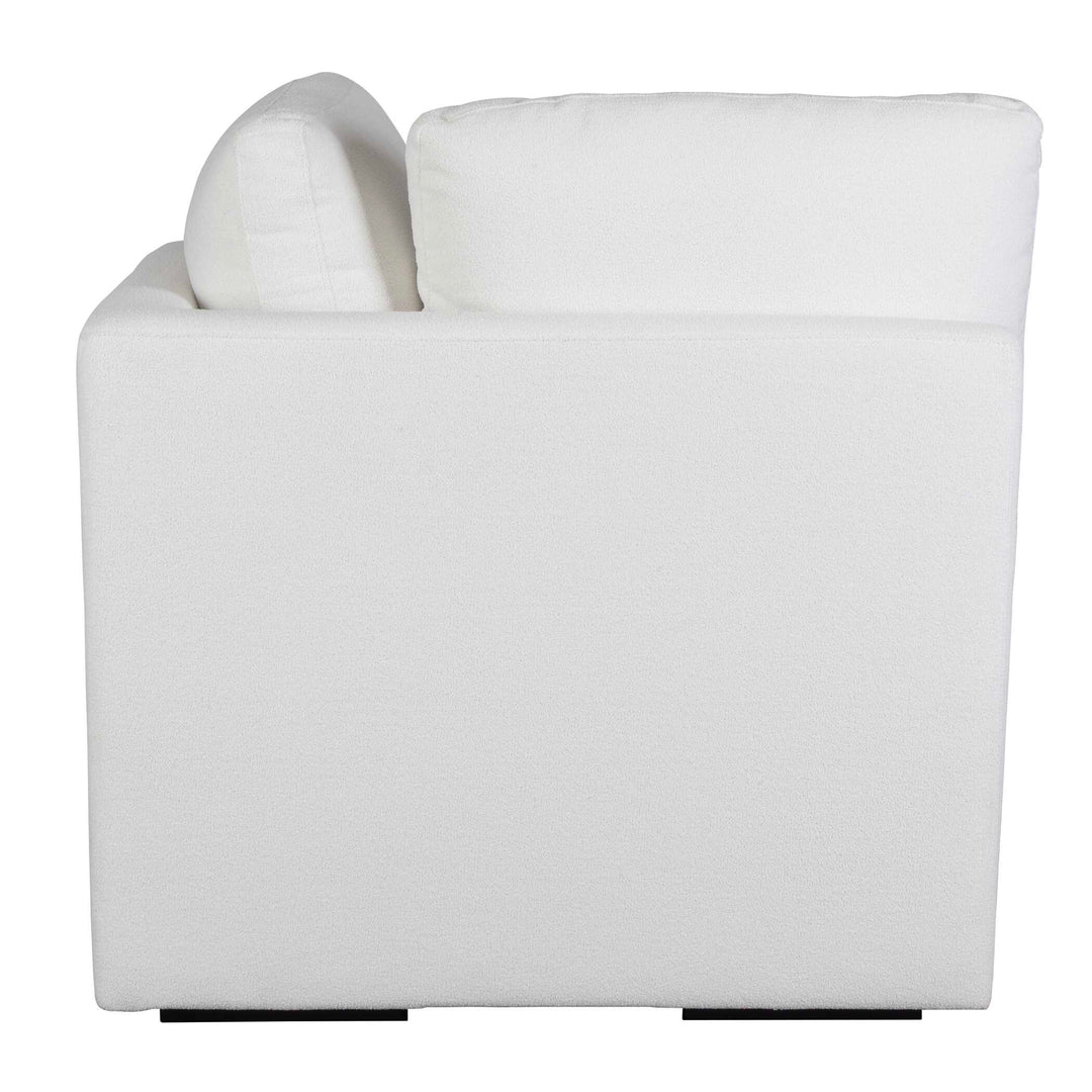 American Home Furniture Uttermost Refuge Arctic White Corner Sofa