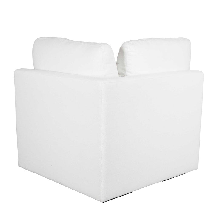 American Home Furniture Uttermost Refuge Arctic White Corner Sofa