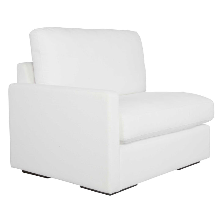 American Home Furniture Uttermost Refuge Arctic White Left Arm Facing Sofa
