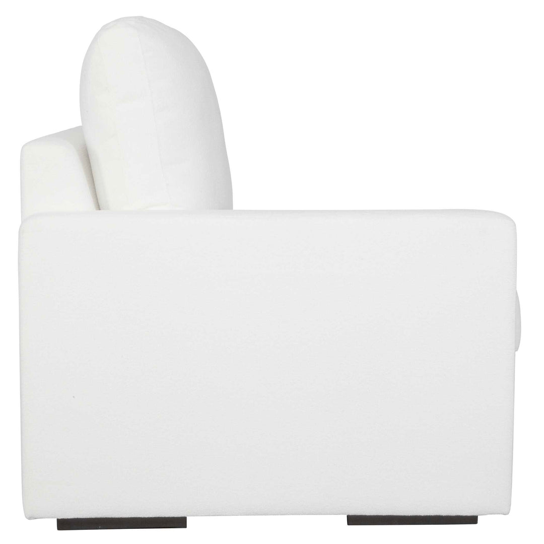 American Home Furniture Uttermost Refuge Arctic White Left Arm Facing Sofa