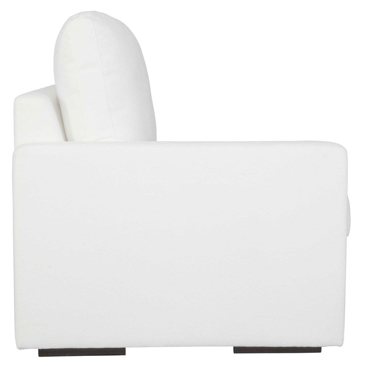 American Home Furniture Uttermost Refuge Arctic White Left Arm Facing Sofa